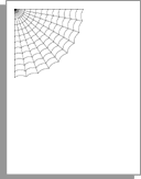 Halloween stationery border. Spider web. Download stationery and letterhead.