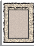 Happy Halloween stationery border. Download stationery and letterhead.